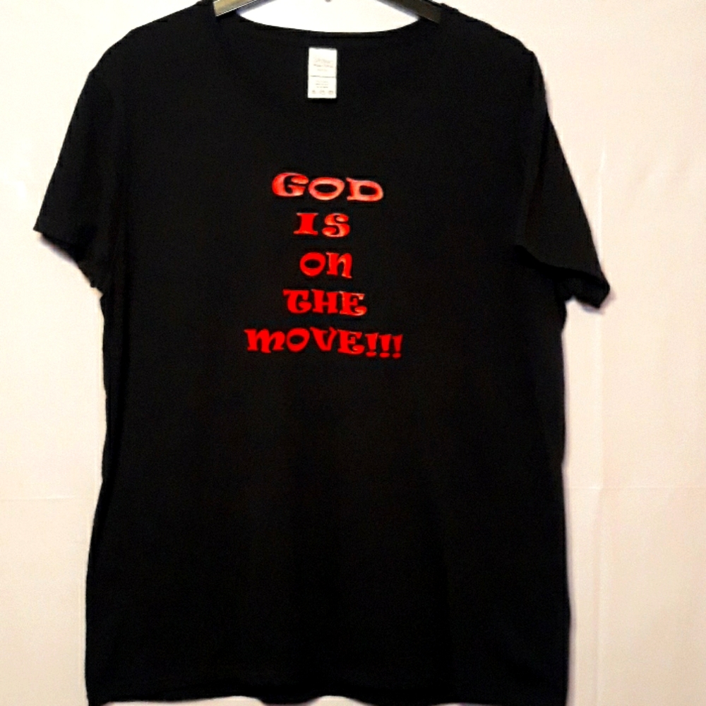 GOD Is On The Move Ladies Tee